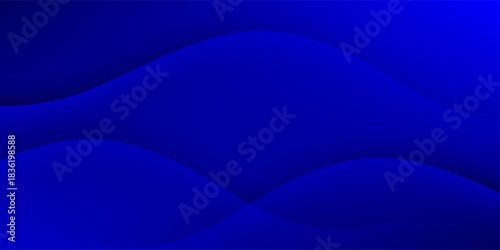 Smooth blue abstract vector background with soft gradient curves. absract blue wave background. eps 10