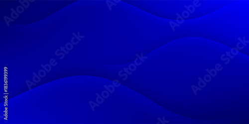 Smooth blue abstract vector background with soft gradient curves. absract blue wave background. eps 10