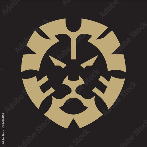 Crowned Lion Ticktock Badge Classic Emblem