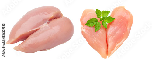 Fresh Whole Poultry with Aromatic Herbs and Vegetables on White Background”