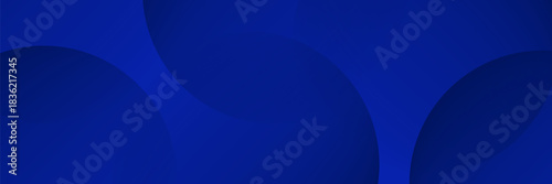 Abstract Blue fluid gradient Geometric banner design background.
