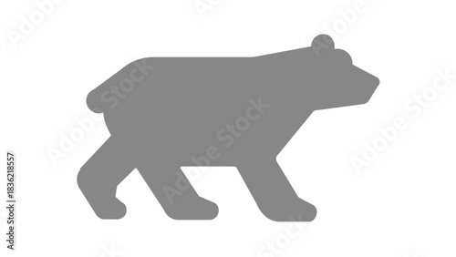 Bear Animal Silhouette – Wildlife Vector