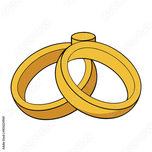 Golden wedding rings shine with timeless elegance, symbolizing everlasting love and unity. Their warm glow reflects commitment, tradition, and a bond meant to last forever.
