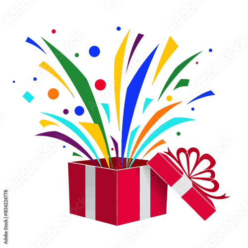 Unwrap joyous celebrations with vibrant surprise gift explosions, perfect for birthdays and special events