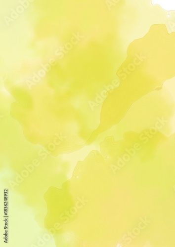 clouds in the sky watercolor background yellow