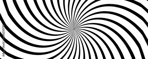 Sun ray light. Sun rays background. Radial burst. Sunburst black pattern isolated on white background. Beams line. Radiate sunlight. Comic effect texture. Retro pop art stripe. Vector illustration