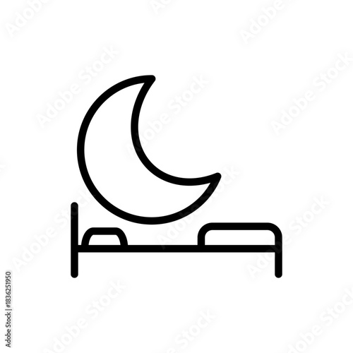 睡眠をイメージしたアイコン