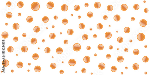 Light Blue, Red vector background with bubbles. Abstract decorative design in gradient style with bubbles. Pattern for wallpapers, curtains.