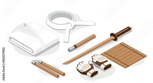 Martial arts equipment and accessories for training and practice