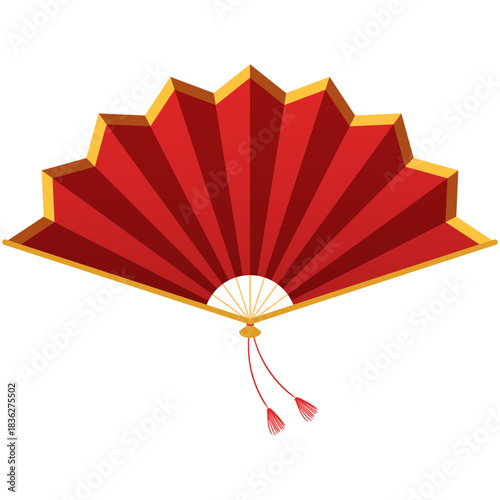 Chinese paper hand fan