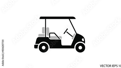 golf cart vector illustration