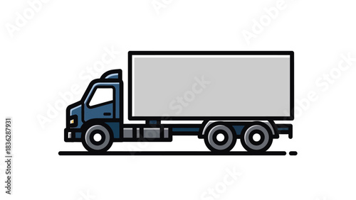truck isolated on white background