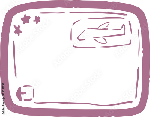 해외 배송 우편 스템프