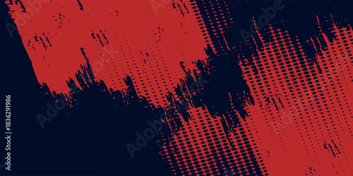 Dark Black and red abstract grunge background with halftone style modern arts sport background abstract sports modern