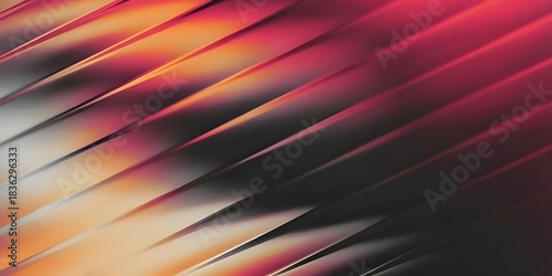 Abstract diagonal lines of vibrant pink orange and grey create a dynamic and energetic background with a sense of motion and depth