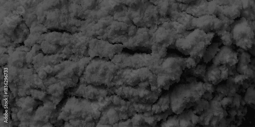 Black Dry Drought Land with Chaps as Natural Ground Background. Black dry earth background. asphalt in cracks texture / abstract background cracks on asphalt road.
