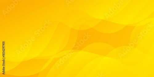 Vibrant flowing yellow abstract shapes with translucent overlapping layers creating a dynamic yet soft visual effect.