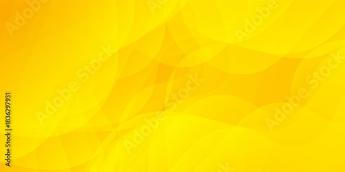 Abstract warm yellow background featuring wave-like translucent layers and smooth flowing contours. Perfect for posters, branding, and social media.