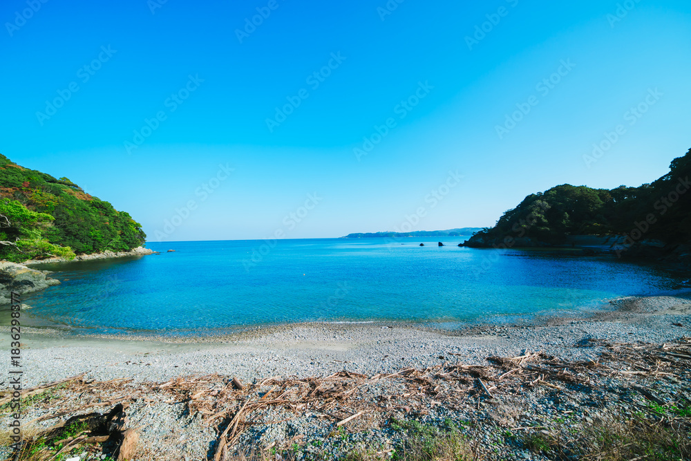 Fototapeta premium 鳥羽の伊射波神社の風景