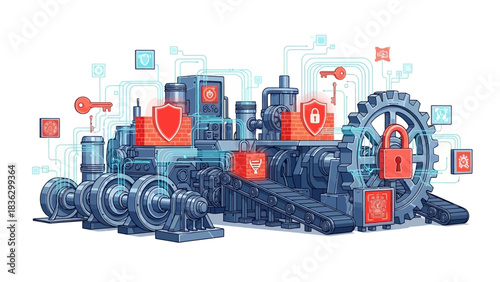 Protect your factory with cybersecurity and keep your manufacturing line safe securing automation with advanced technology and robust data protection