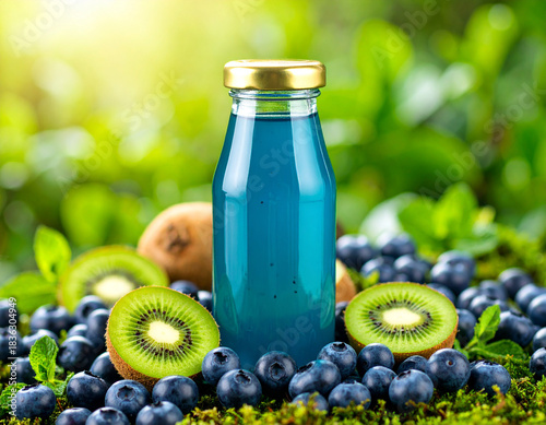 Traveler with backpack overlooking mountain valley at sunrise, adventure and freedom