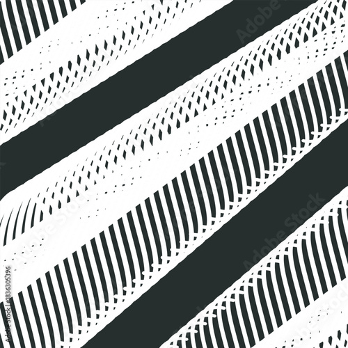 Black and White Background with Spiral Shape