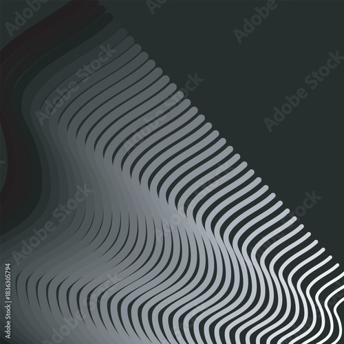 Wavy Background, Wave and Curve Bacground, Wavy Background with gray color
