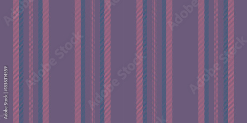 Calm lines texture seamless, vintage fabric background vector. Nostalgia stripe pattern vertical textile in pastel and red colors.