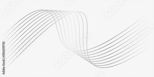 Abstract geometric white and gray color background. Vector, illustration modern