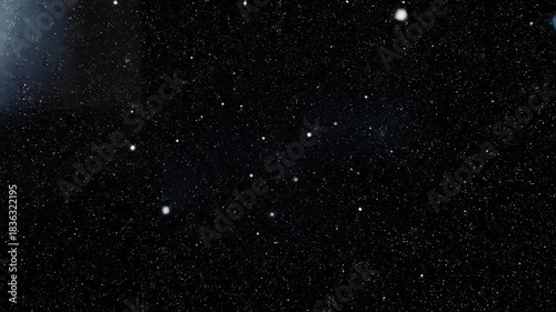 Captivating cosmic design featuring a myriad of twinkling stars scattered across the vast, dark expanse of the night sky, perfect for abstract backgrounds and celestial themes