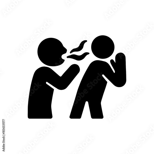 Repulsive Oral Odor Halitosis Icon