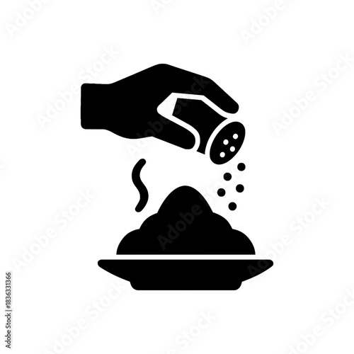 Excessive Sodium Salt Diet Icon