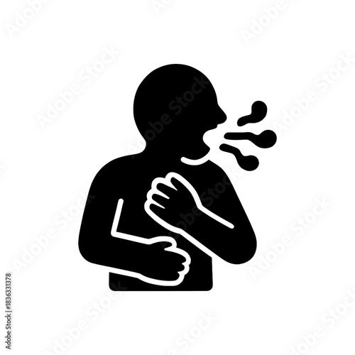 Severe Coughing Lung Pain Icon