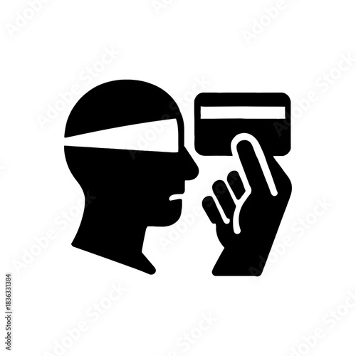 Blind Digital Spending Addiction Icon