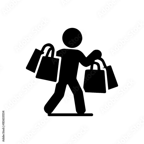 Compulsive Shopping Addiction Icon