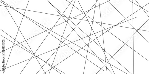 Abstract line background. abstract black lines with white background creative. The wires on white background. Subtle intersecting lines forming geometric shapes on a neutral background.