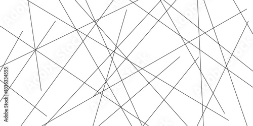 Abstract line background. abstract black lines with white background creative. The wires on white background. Subtle intersecting lines forming geometric shapes on a neutral background.
