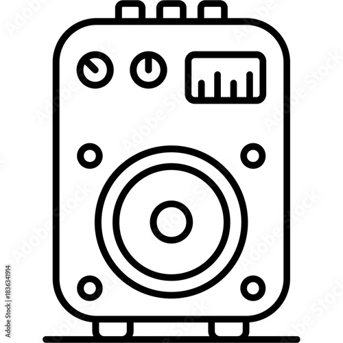 Subwoofer Outline Icon