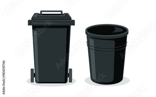 Recycling bins and trash cans understanding waste management for a cleaner environment