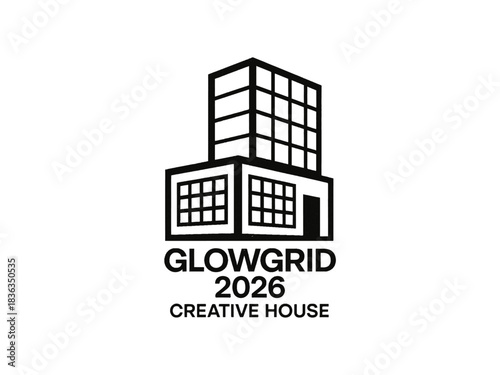 
Glow Grid 2026 Creative House “Grid-based 2026 futuristic structur