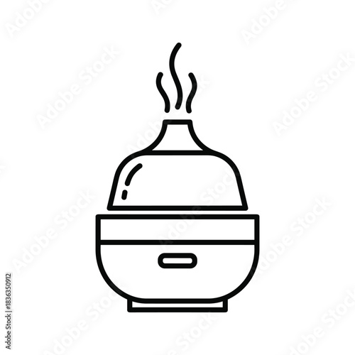 Essential Oil Diffuser Outline Icon