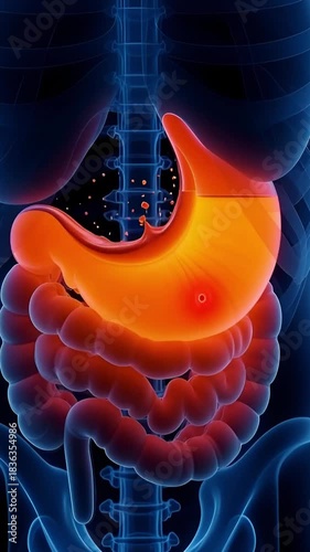 Understanding acid reflux and stomach ulcer in the human body