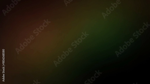 Abstract Dark Brown Moss Green Gradient Blur Background