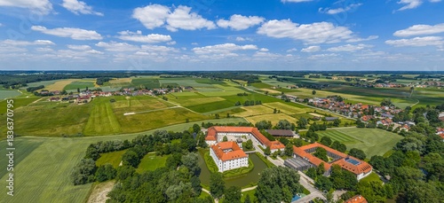 фотографія Die Region um Hohenkammer an der Glonn im oberbayerischen Kreis Freising von obe