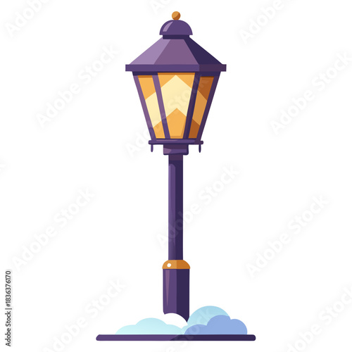 Winter Street Lamp