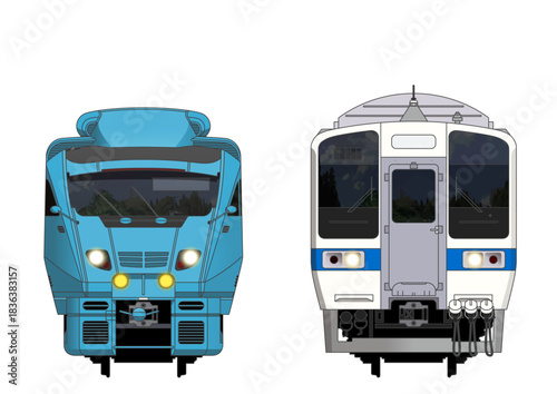 福岡の列車No.7_883 / 415系1500番台_Japanese Railroad Cars in "Fukuoka"