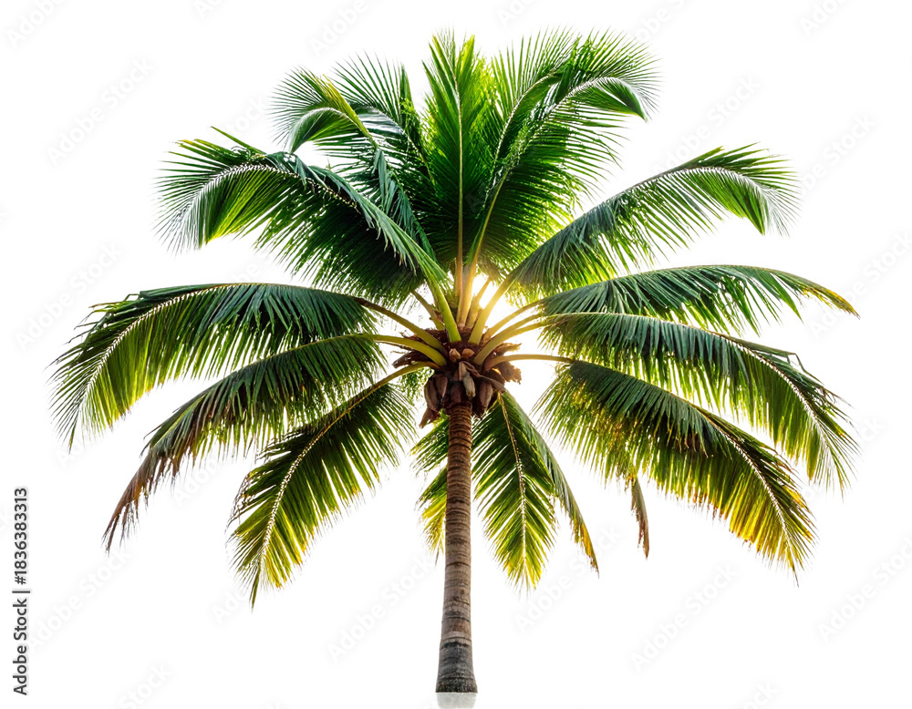 Obraz premium - Transparent PNG available coconut tree PNG. coconut tree isolated on blank background