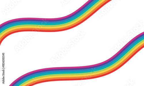 abstract rainbow wave background