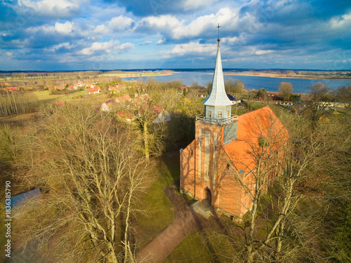 Church in Szymonka in Masur...