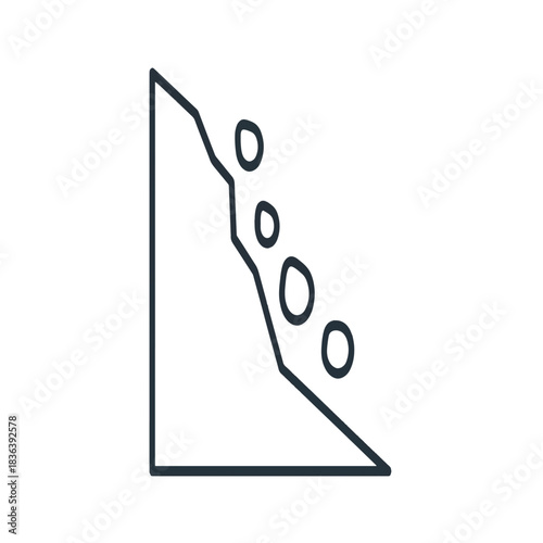 Landslide Falling Rocks Hazard Slope